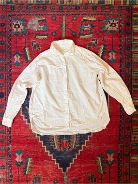 CASEY CASEY Marine Shirt - Crinkled Cotton - XS - White Natural - $665